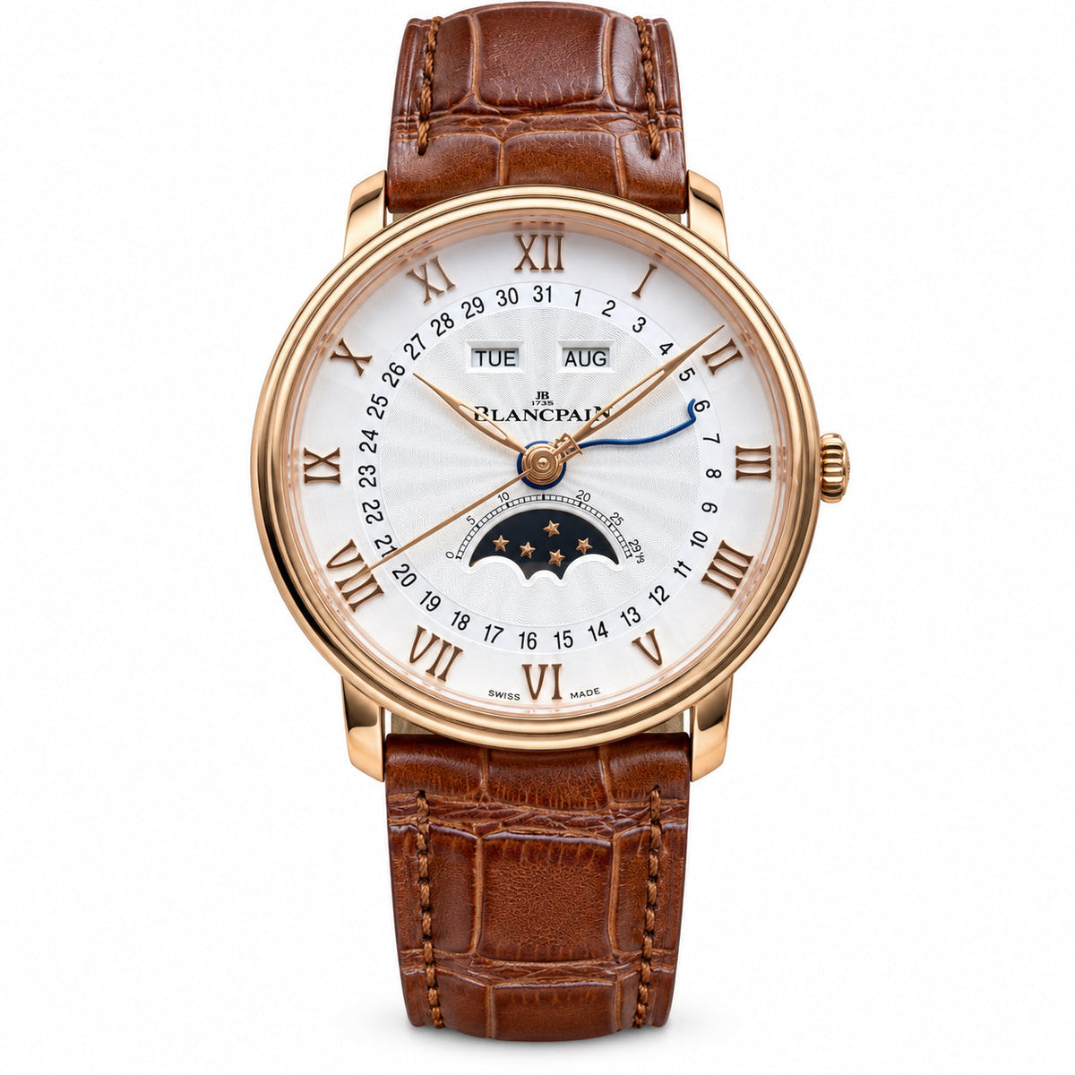 Blancpain Villeret Quantième Complet – Rose Gold Moonphase Complete Calendar Swiss Automatic