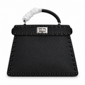 Fendi FF Logo Handbag 20cm | Iconic Italian Leather Tote Bag