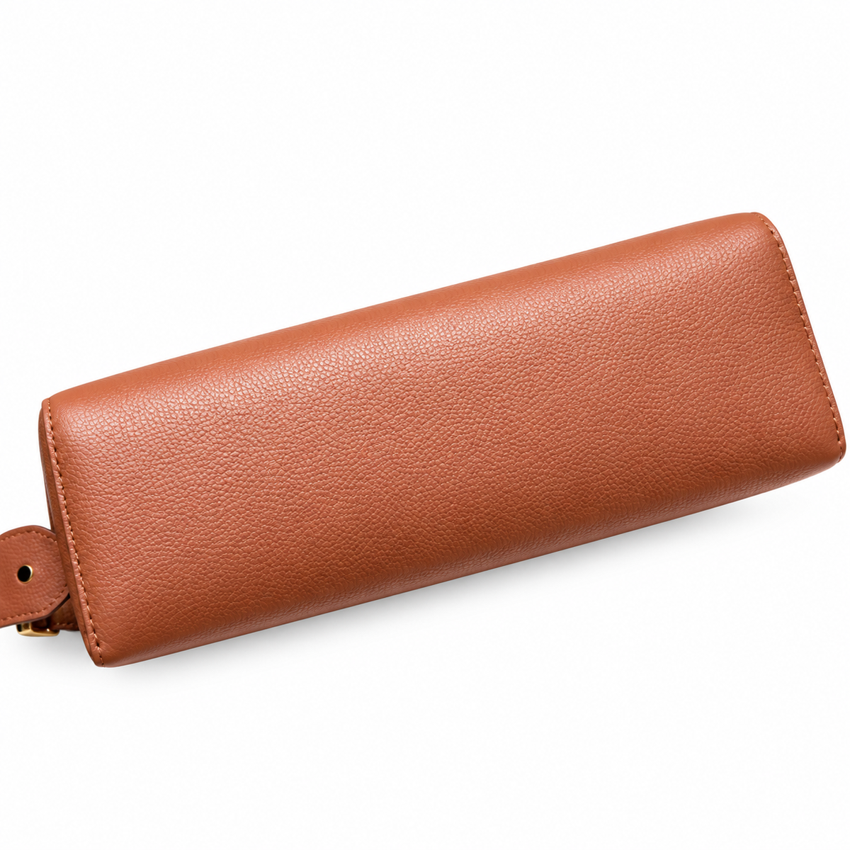 Burberry Heritage Check Brown Flap Crossbody