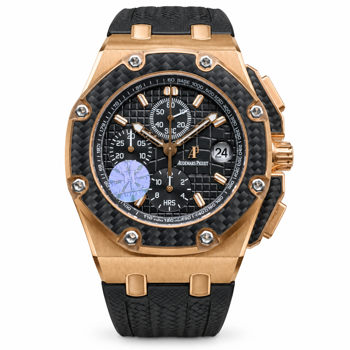 Audemars Piguet Royal Oak Offshore Chrono Rose Gold Carbon Globe