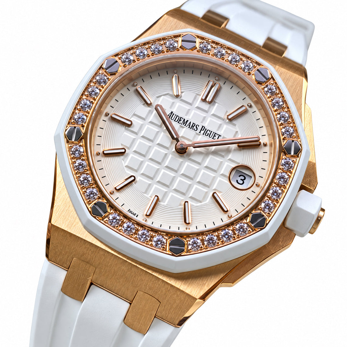 Audemars Piguet Royal Oak Offshore Ladies Rose Gold Diamond