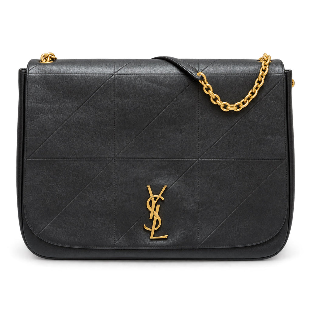 Saint Laurent YSL Jamie Chain Bag – Black Diagonal Quilted