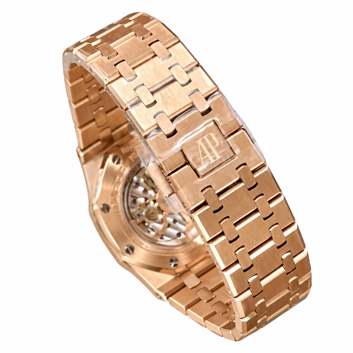 Audemars Piguet Royal Oak Perpetual Calendar Moon Phase Rose Gold Blue