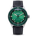 Blancpain Fifty Fathoms Bathyscaphe Green Dial Date Steel Dive Watch