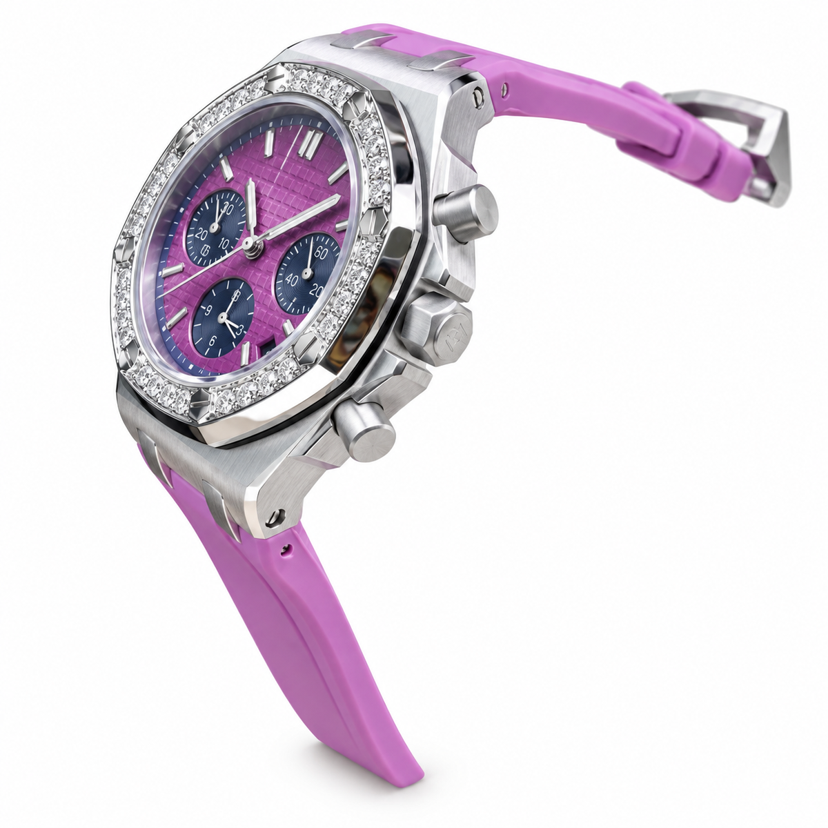 Audemars Piguet Royal Oak Offshore Ladies Chrono Purple Diamond
