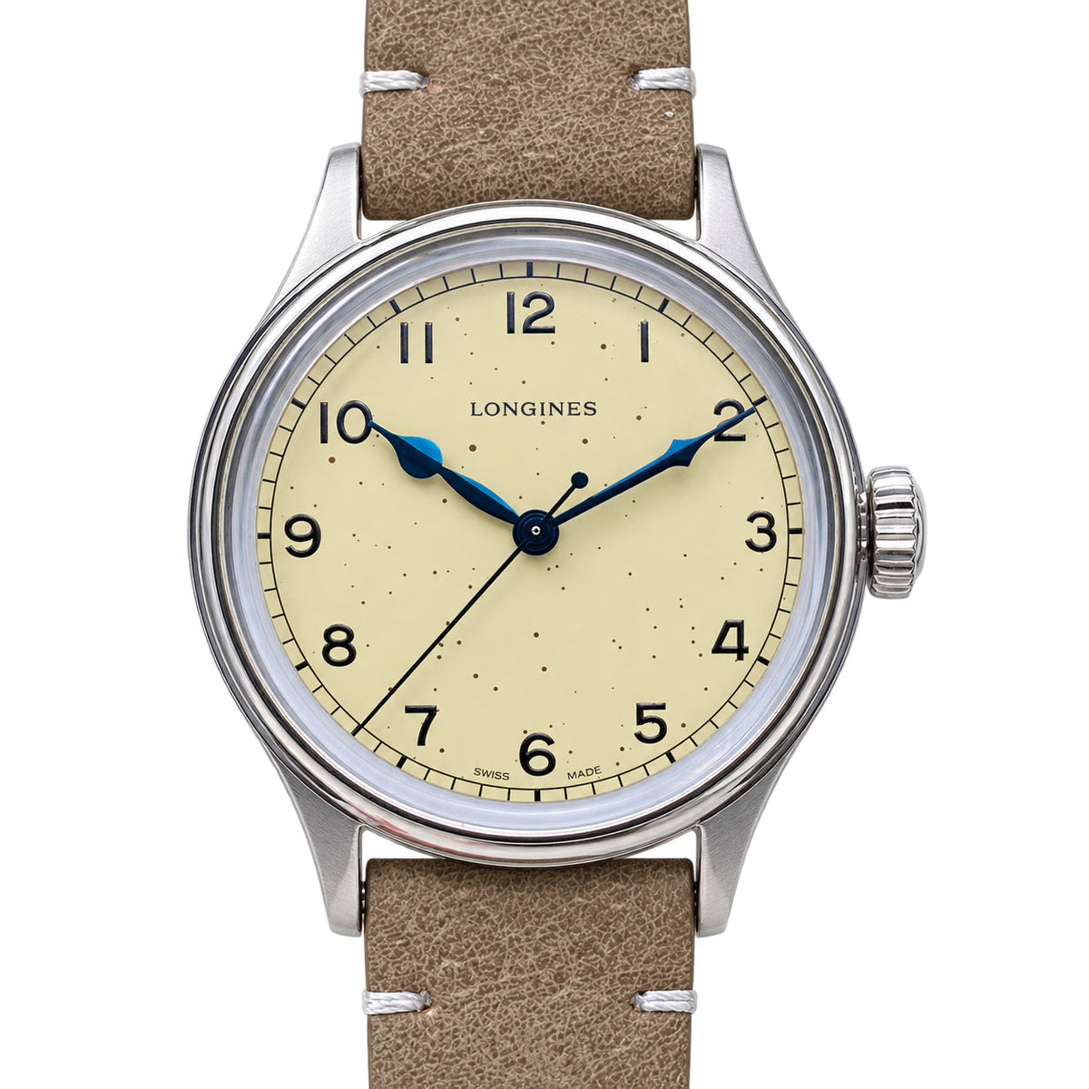 Longines Heritage Military Automatic Cream Dial Blued Hands