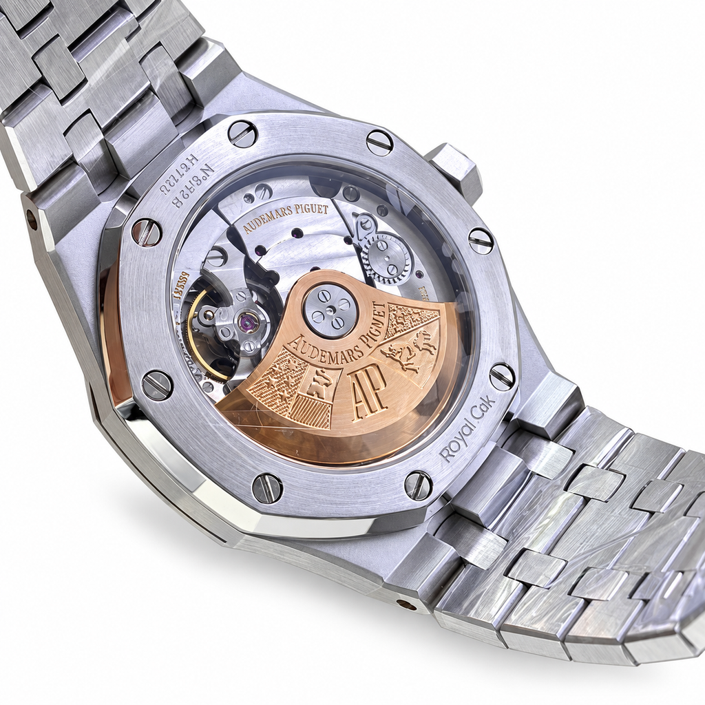Audemars Piguet Royal Oak Automatic Diamond Bezel Blue Steel