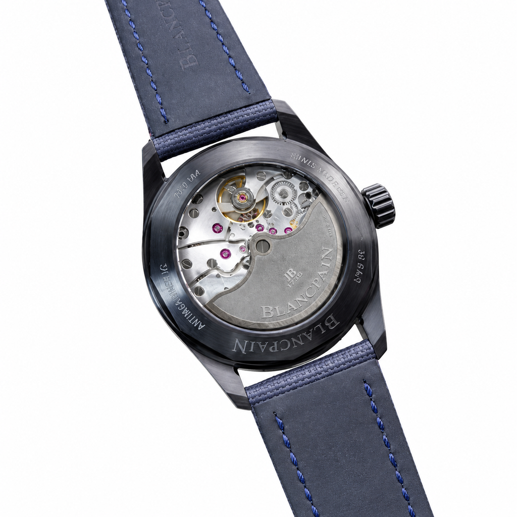 Blancpain Fifty Fathoms Bathyscaphe – Ocean Commitment Blue DLC Ceramic Bezel Swiss Automatic