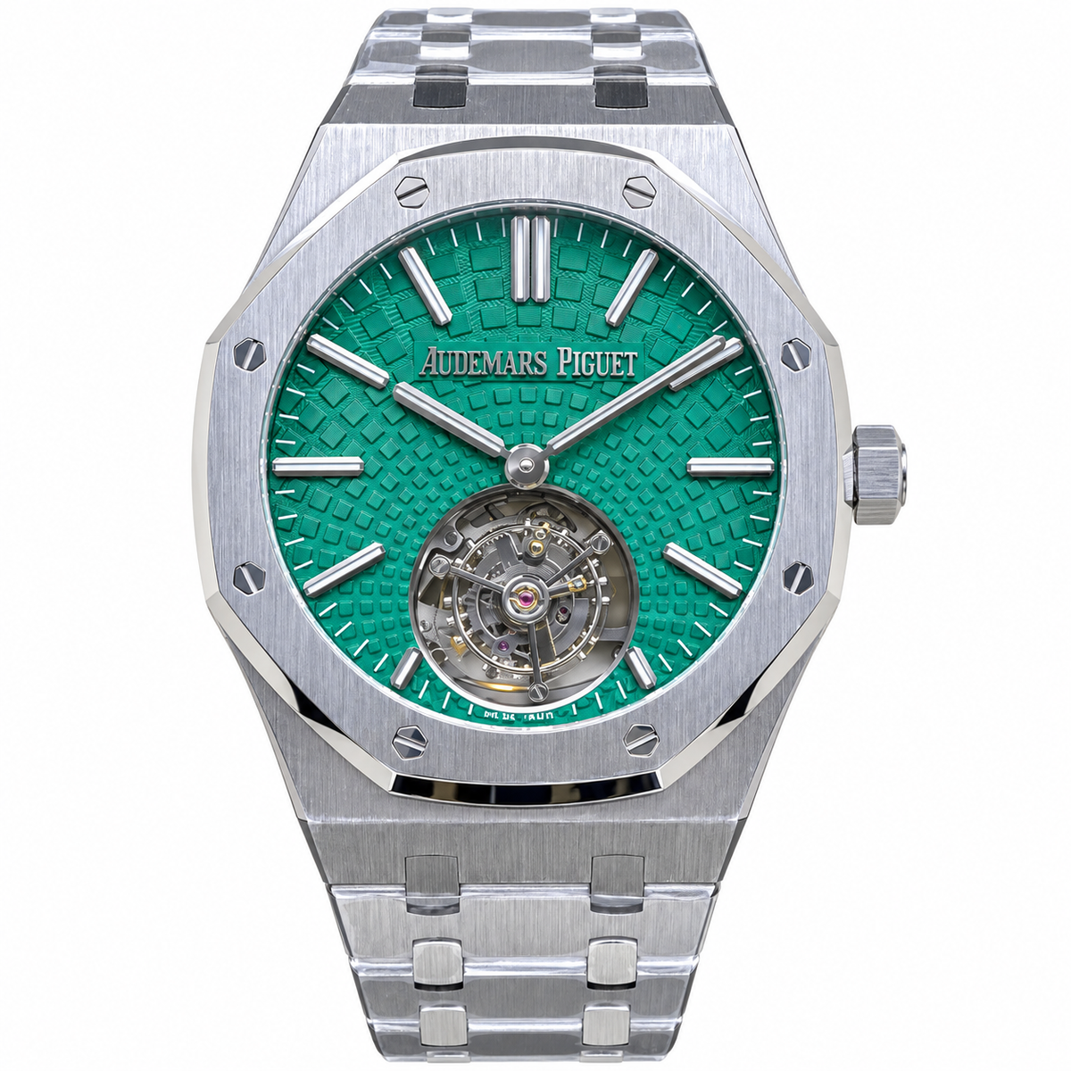 Audemars Piguet Royal Oak Tourbillon Green Dial Stainless Steel