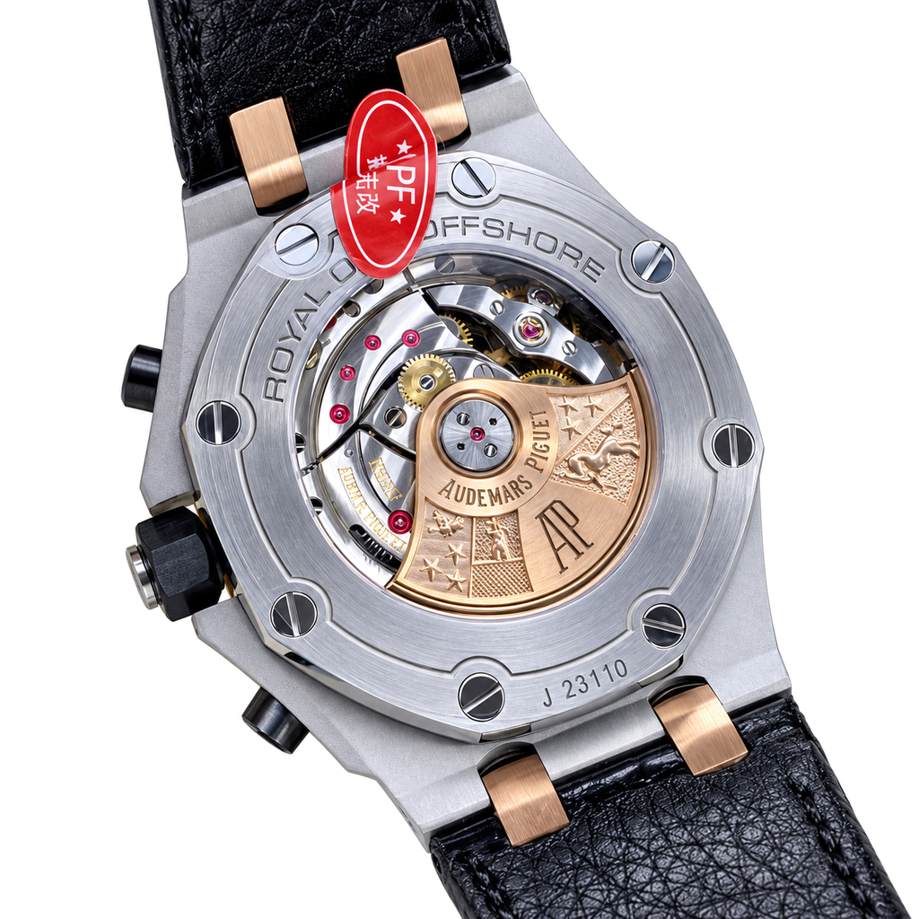 Audemars Piguet Royal Oak Offshore Blue Dial Rose Gold Steel Chrono